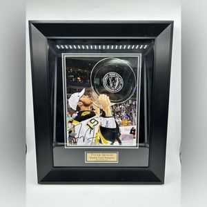 Tyler Seguin Autographed 8X11 Photo Boston Bruins Stanley Cup COA Sure Shot